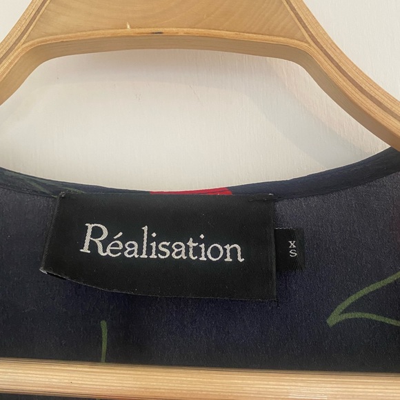 Realisation Par Navy and Red Midi Dress - Picture 4 of 7